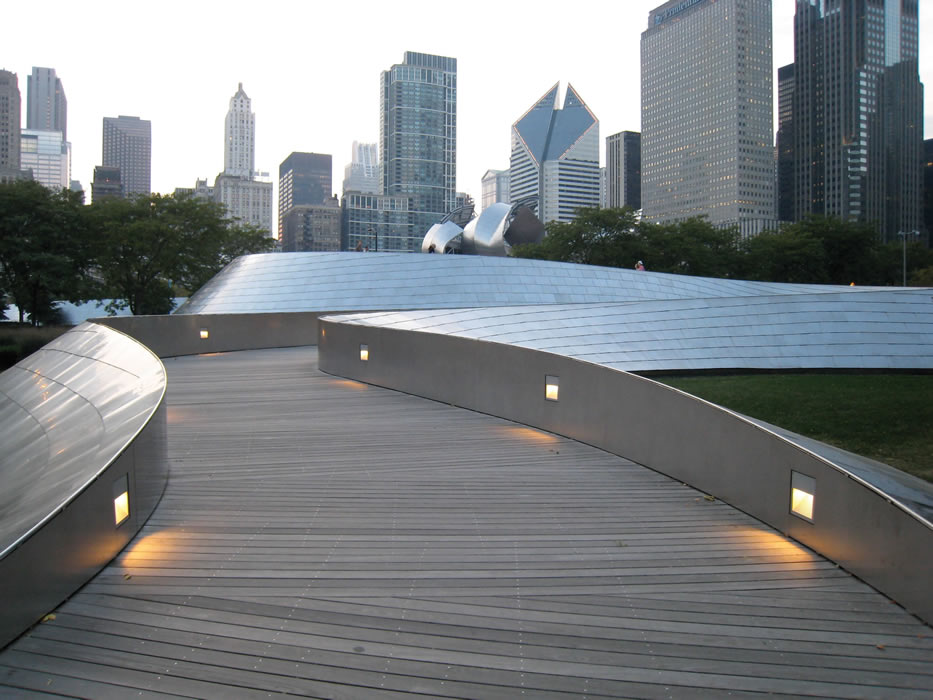 Millenium Bridge, Chicago - USA © ph. Michel Foti